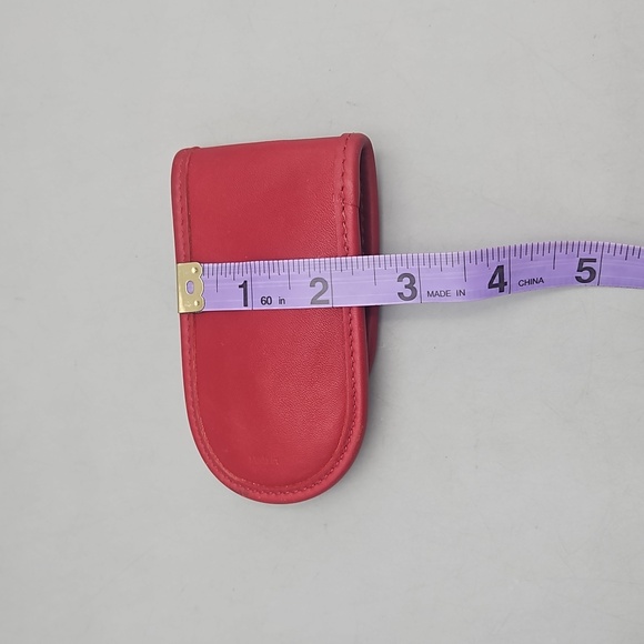 Vintage Coach manicure tool holder vintage Red - Picture 5 of 8